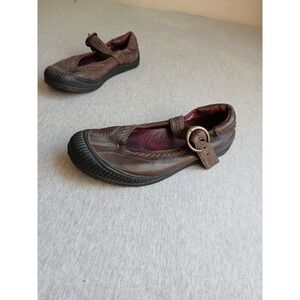 Earth Shoes Kalso 6 B Mary Jane Leather Comfort Casual Cushioned Loafer